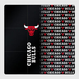 Магнитный плакат 3Х3 с принтом CHICAGO BULLS [7] , Полимерный материал с магнитным слоем | 9 деталей размером 9*9 см | basketball | bulls | chicago | chicago bulls | jordan | nba | баскетбол | джордан | нба | чикаго буллз