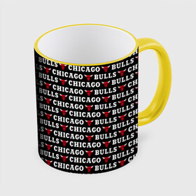 Кружка с принтом CHICAGO BULLS [7] , керамика | ёмкость 330 мл | basketball | bulls | chicago | chicago bulls | jordan | nba | баскетбол | джордан | нба | чикаго буллз