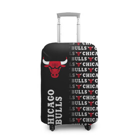 Чехол для чемодана 3D с принтом CHICAGO BULLS [7] , 86% полиэфир, 14% спандекс | двустороннее нанесение принта, прорези для ручек и колес | basketball | bulls | chicago | chicago bulls | jordan | nba | баскетбол | джордан | нба | чикаго буллз