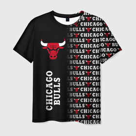 Мужская футболка 3D с принтом CHICAGO BULLS [7] , 100% полиэфир | прямой крой, круглый вырез горловины, длина до линии бедер | basketball | bulls | chicago | chicago bulls | jordan | nba | баскетбол | джордан | нба | чикаго буллз