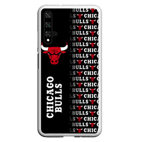 Чехол для Honor 20 с принтом CHICAGO BULLS [7] , Силикон | Область печати: задняя сторона чехла, без боковых панелей | basketball | bulls | chicago | chicago bulls | jordan | nba | баскетбол | джордан | нба | чикаго буллз