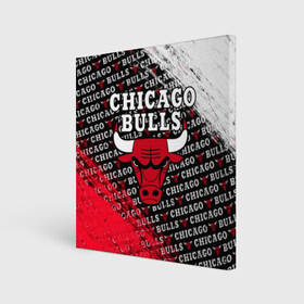 Холст квадратный с принтом CHICAGO BULLS [6] , 100% ПВХ |  | basketball | bulls | chicago | chicago bulls | jordan | nba | баскетбол | джордан | нба | чикаго буллз