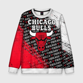 Детский свитшот 3D с принтом CHICAGO BULLS [6] , 100% полиэстер | свободная посадка, прямой крой, мягкая тканевая резинка на рукавах и понизу свитшота | basketball | bulls | chicago | chicago bulls | jordan | nba | баскетбол | джордан | нба | чикаго буллз