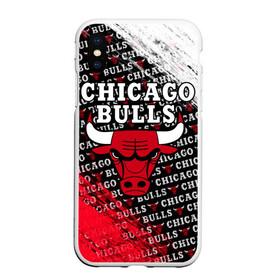 Чехол для iPhone XS Max матовый с принтом CHICAGO BULLS [6] , Силикон | Область печати: задняя сторона чехла, без боковых панелей | basketball | bulls | chicago | chicago bulls | jordan | nba | баскетбол | джордан | нба | чикаго буллз