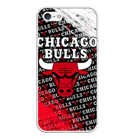 Чехол для iPhone 5/5S матовый с принтом CHICAGO BULLS [6] , Силикон | Область печати: задняя сторона чехла, без боковых панелей | basketball | bulls | chicago | chicago bulls | jordan | nba | баскетбол | джордан | нба | чикаго буллз