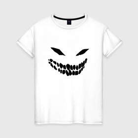 Женская футболка хлопок с принтом Ghost face , 100% хлопок | прямой крой, круглый вырез горловины, длина до линии бедер, слегка спущенное плечо | disturbed | drain | face | ghost | дрейн | монстр | призрак
