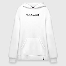 Худи SuperOversize хлопок с принтом Nier Automata Logo (Z) , 70% хлопок, 30% полиэстер, мягкий начес внутри | карман-кенгуру, эластичная резинка на манжетах и по нижней кромке, двухслойный капюшон
 | automata | bayonetta | drakengard | nier | nier automata | rpg | yorha | yorha 2b | компьютерная игра | ниэр | рпг