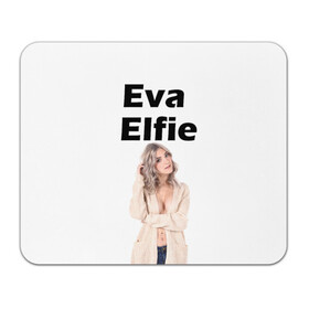 Коврик для мышки прямоугольный с принтом Eva Elfie , натуральный каучук | размер 230 х 185 мм; запечатка лицевой стороны | eva elfie | eva elfie print | актер | актриса | ева элфи | кино