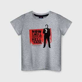 Детская футболка хлопок с принтом SPN Hell To Raise , 100% хлопок | круглый вырез горловины, полуприлегающий силуэт, длина до линии бедер | crowley | sn | spn | supernatural | vdzabma | кроули | сверхъестественное | сн | спн