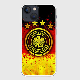 Чехол для iPhone 13 mini с принтом Сборная Германии ,  |  | die mannschaft | германия | сборная германии | футбол | чемпионат европы | чемпионат мира