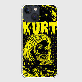 Чехол для iPhone 13 mini с принтом Nirvana 9 ,  |  | cobain | kurt | kurt cobain | music | nirvana | rock | кобейн | курт | курт кобейн | музыка | нирвана | рок | смайл | смайлик
