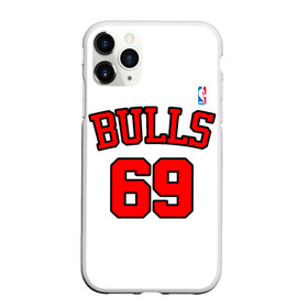 Чехол для iPhone 11 Pro Max матовый с принтом Баскетболисты из клипа OLALA (BULLS) , Силикон |  | basketball | bulls | chicago bulls | morgenshtern | nba | olala | баскетбол | моргенштерн | нба | олала | чикаго буллз