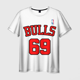 Мужская футболка 3D с принтом Баскетболисты из клипа OLALA (BULLS) , 100% полиэфир | прямой крой, круглый вырез горловины, длина до линии бедер | basketball | bulls | chicago bulls | morgenshtern | nba | olala | баскетбол | моргенштерн | нба | олала | чикаго буллз