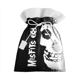 Подарочный 3D мешок с принтом MISFITS [1] , 100% полиэстер | Размер: 29*39 см | misfits | music | rock | мисфитс | музыка | рок