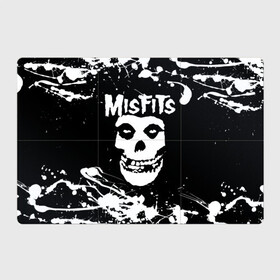 Магнитный плакат 3Х2 с принтом MISFITS [4] , Полимерный материал с магнитным слоем | 6 деталей размером 9*9 см | misfits | music | rock | мисфитс | музыка | рок