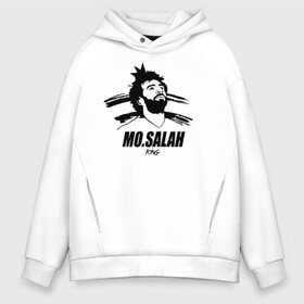 Мужское худи Oversize хлопок с принтом MO.SALAH KING , френч-терри — 70% хлопок, 30% полиэстер. Мягкий теплый начес внутри —100% хлопок | боковые карманы, эластичные манжеты и нижняя кромка, капюшон на магнитной кнопке | Тематика изображения на принте: basel | champion | chelsea | fifa | lfc | liverpool | mo salah | mohamed salah | mokawloon | roma | soccer | uefa | базель | египет | ливерпуль | лига чемпионов | лфк | мокавлун | мохаммед салах | рома | уефа | фифа | футбол