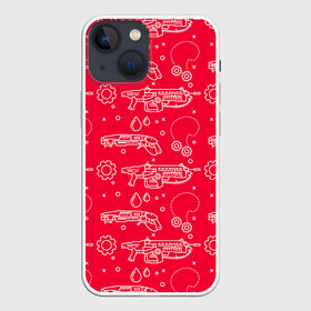 Чехол для iPhone 13 mini с принтом Gears pattern ,  |  | Тематика изображения на принте: game | games | gears of war | gow | гирс оф вар | гов | игра | игры | маркус феникс | пуфкы ща цфк