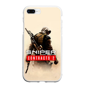 Чехол для iPhone 7Plus/8 Plus матовый с принтом Sniper Ghost Warrior Contracts , Силикон | Область печати: задняя сторона чехла, без боковых панелей | ближный восток | игра | ликвидация | оружие | снайпер | цель | шутер