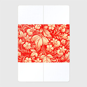 Магнитный плакат 2Х3 с принтом НАЦИОНАЛЬНЫЙ УЗОР , Полимерный материал с магнитным слоем | 6 деталей размером 9*9 см | flowers | national | red | russia | white | белый | красный | листья | национальный | россия | узор | хохлома | цветы