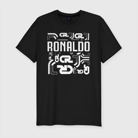 Мужская футболка хлопок Slim с принтом RONALDO CR JUVENTUS , 92% хлопок, 8% лайкра | приталенный силуэт, круглый вырез ворота, длина до линии бедра, короткий рукав | Тематика изображения на принте: 7 | champion | cr7 | cristiano ronaldo | fifa | football | football club | juventus | soccer | uefa | игра | криштиану роналду | лига чемпионов | реал мадрид | сборная португалии | спорт | уефа | фифа | фк | футбол | футболь