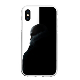 Чехол для iPhone XS Max матовый с принтом Winter Hitman , Силикон | Область печати: задняя сторона чехла, без боковых панелей | Тематика изображения на принте: agent 47 | game | games | hitman | hitmen | агент 47 | игра | игры | ршеьфт | хитман | хитмэн