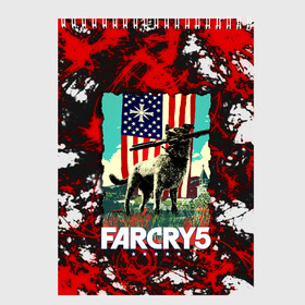 Скетчбук с принтом farcry5 , 100% бумага
 | 48 листов, плотность листов — 100 г/м2, плотность картонной обложки — 250 г/м2. Листы скреплены сверху удобной пружинной спиралью | doge | farcry | fc 5 | fc5 | фар край