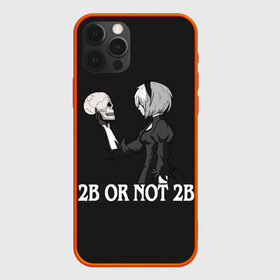 Чехол для iPhone 12 Pro Max с принтом 2B OR NOT 2B , Силикон |  | 2a | 2б | ahegao | anime | automata | b2 | cyber | emil | girl | girls | glitch | hikka | neon | nier | senpai | waifu | yorha | а2 | аниме | ахегао | вайфу | глитч | глич | девушка | кибер | манга | неон | семпай | сенпай | тян | тяночка | 