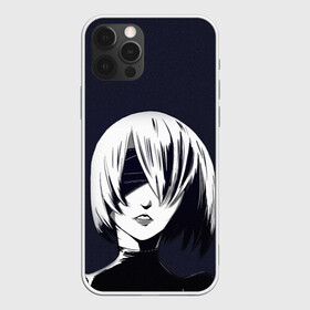 Чехол для iPhone 12 Pro Max с принтом Nier Automata 2B (Z) , Силикон |  | 2b | automata | bayonetta | drakengard | nier | nier automata | rpg | yorha | yorha 2b | компьютерная игра | ниэр | рпг