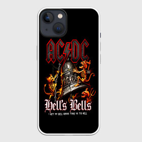 Чехол для iPhone 13 с принтом AC DC Hells Bells ,  |  | ac dc | acdc | back in black | columbia | epic | force | guitar | pop | rock | vevo | ангус | ангус янг | ас дс | асдс | блюз | бон скотт | брайан джонсон | дэйв эванс | клифф уильямс | крис слейд | малькольм янг | рок | стиви янг | фил радд