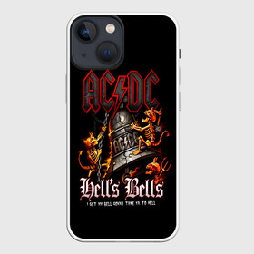 Чехол для iPhone 13 mini с принтом AC DC Hells Bells ,  |  | ac dc | acdc | back in black | columbia | epic | force | guitar | pop | rock | vevo | ангус | ангус янг | ас дс | асдс | блюз | бон скотт | брайан джонсон | дэйв эванс | клифф уильямс | крис слейд | малькольм янг | рок | стиви янг | фил радд