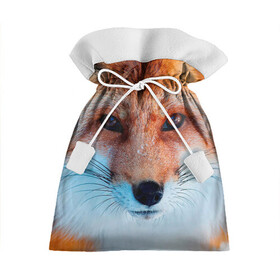 Подарочный 3D мешок с принтом Мордочка лисы , 100% полиэстер | Размер: 29*39 см | Тематика изображения на принте: fox | foxy | животное | звери | лиса | лисенок | лисичка | милая | рыжая | фокс