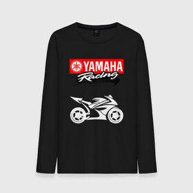 Мужской лонгслив хлопок с принтом YAMAHA ЯМАХА RACING , 100% хлопок |  | motorcycle | yamaha | yzf r6. | байк | байкер | мотоспорт | мототехника | мотоцикл | мотоциклист | скутер | ямаха