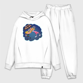 Мужской костюм хлопок OVERSIZE с принтом Move it, Football head ,  |  | arnold | hey | hey arnold | mult | арнольд | мультфильм | мультфильм 90 | патаки | хей | хельга | хельга паттаки | эй арнольд