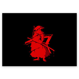 Поздравительная открытка с принтом Самурай , 100% бумага | плотность бумаги 280 г/м2, матовая, на обратной стороне линовка и место для марки
 | Тематика изображения на принте: samurai | буси | воин | самурай | феодальная япония | философия | япония
