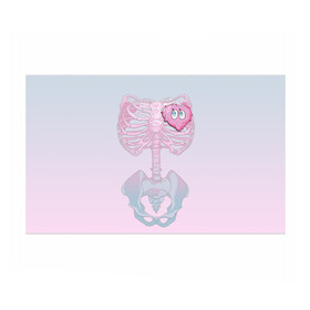 Бумага для упаковки 3D с принтом Yumemi Riamu (Риаму Юмэми) , пластик и полированная сталь | круглая форма, металлическое крепление в виде кольца | anime | yumemi riamu | аниме | девушки золушки | риаму юмэми | сердце | скелет | хэллоуин