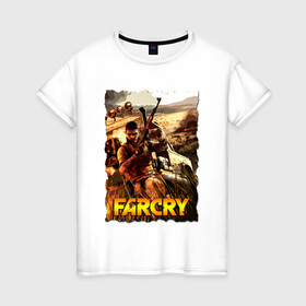 Женская футболка хлопок с принтом FARCRY Fortune’s , 100% хлопок | прямой крой, круглый вырез горловины, длина до линии бедер, слегка спущенное плечо | farcry | fc 5 | fc5 | фар край