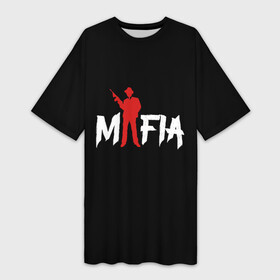 Платье-футболка 3D с принтом Mafia ,  |  | game | games | mafia | вито скалетта | игра | игры | мафия | морелло | сальери | томас анджело