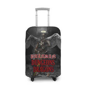Чехол для чемодана 3D с принтом Dungeons & Dragons Паладин , 86% полиэфир, 14% спандекс | двустороннее нанесение принта, прорези для ручек и колес | dd | dungeons  dragons | paladin | днд | паладин | подземелья и драконы