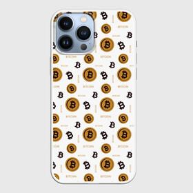 Чехол для iPhone 13 Pro Max с принтом Узор и биткоина | Pattern ,  |  | binance | bitcoin | blockchain | btc | crypto | dogecoin | ethereum | tether | xrp | бинанс | блокчейн | валюта | деньги | доге | криптовалюта | майнер | майнинг | монеты | паттерн | цифровая валюта | цифровое золото | эфир