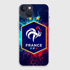 Чехол для iPhone 13 с принтом Сборная Франции ,  |  | france | les bleus | евро | сборная франции | франция | футбол | чемпионат европы | чемпионат мира | чемпионы мира