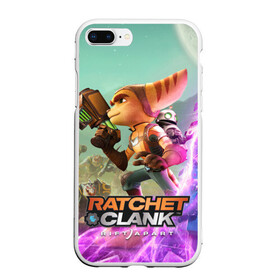 Чехол для iPhone 7Plus/8 Plus матовый с принтом Ratchet & Clank: Rift Apart , Силикон | Область печати: задняя сторона чехла, без боковых панелей | action | animals | nextgen | pc | playstation | ps 5 | ratchet and clank rift apart | robot | sony | steam | top | valve | video games | weapon | xbox | валв | видео игры | животные | иксбокс | некстген | оружие | пк | плейстейшен | пс 5 | робот 