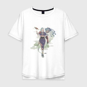 Мужская футболка хлопок Oversize с принтом Современный маг , 100% хлопок | свободный крой, круглый ворот, “спинка” длиннее передней части | арт | воин | демон | дух | дым | ёкай | китай | маска | призрак | рисунок | рога | самурай | фамильяр | япония