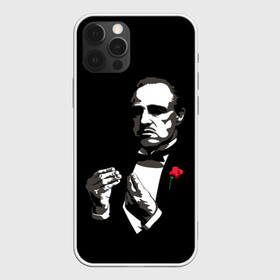 Чехол для iPhone 12 Pro Max с принтом Крёстный Отец | The Godfather , Силикон |  | corleone | dad | don | father | gangster | godfather | mafia | rose | the | vito | вито | гангстер | дон | корлеоне | крёстный | криминал | мафиози | мафиозник | мафия | отец | роза