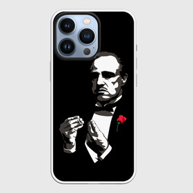 Чехол для iPhone 13 Pro с принтом Крёстный Отец | The Godfather ,  |  | Тематика изображения на принте: corleone | dad | don | father | gangster | godfather | mafia | rose | the | vito | вито | гангстер | дон | корлеоне | крёстный | криминал | мафиози | мафиозник | мафия | отец | роза