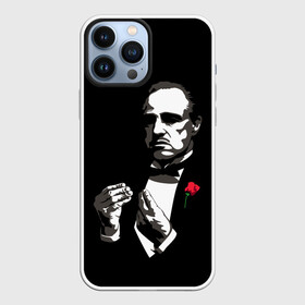 Чехол для iPhone 13 Pro Max с принтом Крёстный Отец | The Godfather ,  |  | Тематика изображения на принте: corleone | dad | don | father | gangster | godfather | mafia | rose | the | vito | вито | гангстер | дон | корлеоне | крёстный | криминал | мафиози | мафиозник | мафия | отец | роза