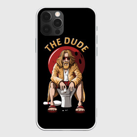 Чехол для iPhone 12 Pro с принтом THE DUDE (Big Lebowski) , силикон | область печати: задняя сторона чехла, без боковых панелей | Тематика изображения на принте: abide | big | dude | jeff | lebowski | the | большой | лебовски | фильм | чувак