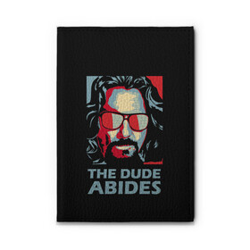 Обложка для автодокументов с принтом The Dude Abides (Лебовски) , натуральная кожа |  размер 19,9*13 см; внутри 4 больших “конверта” для документов и один маленький отдел — туда идеально встанут права | Тематика изображения на принте: abide | big | dude | jeff | lebowski | the | большой | лебовски | фильм | чувак