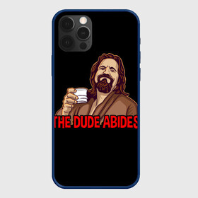 Чехол для iPhone 12 Pro Max с принтом The Dude Abides (Lebowski) , Силикон |  | Тематика изображения на принте: abide | big | dude | jeff | lebowski | the | большой | лебовски | фильм | чувак