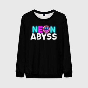 Мужской свитшот 3D с принтом Neon Abyss , 100% полиэстер с мягким внутренним слоем | круглый вырез горловины, мягкая резинка на манжетах и поясе, свободная посадка по фигуре | abyss | game | neon | абис | аид | бездна | игра | мрачный отряд | неон эбесс | эбис