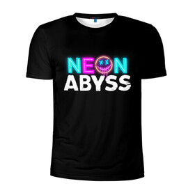 Мужская футболка 3D спортивная с принтом Neon Abyss , 100% полиэстер с улучшенными характеристиками | приталенный силуэт, круглая горловина, широкие плечи, сужается к линии бедра | Тематика изображения на принте: abyss | game | neon | абис | аид | бездна | игра | мрачный отряд | неон эбесс | эбис